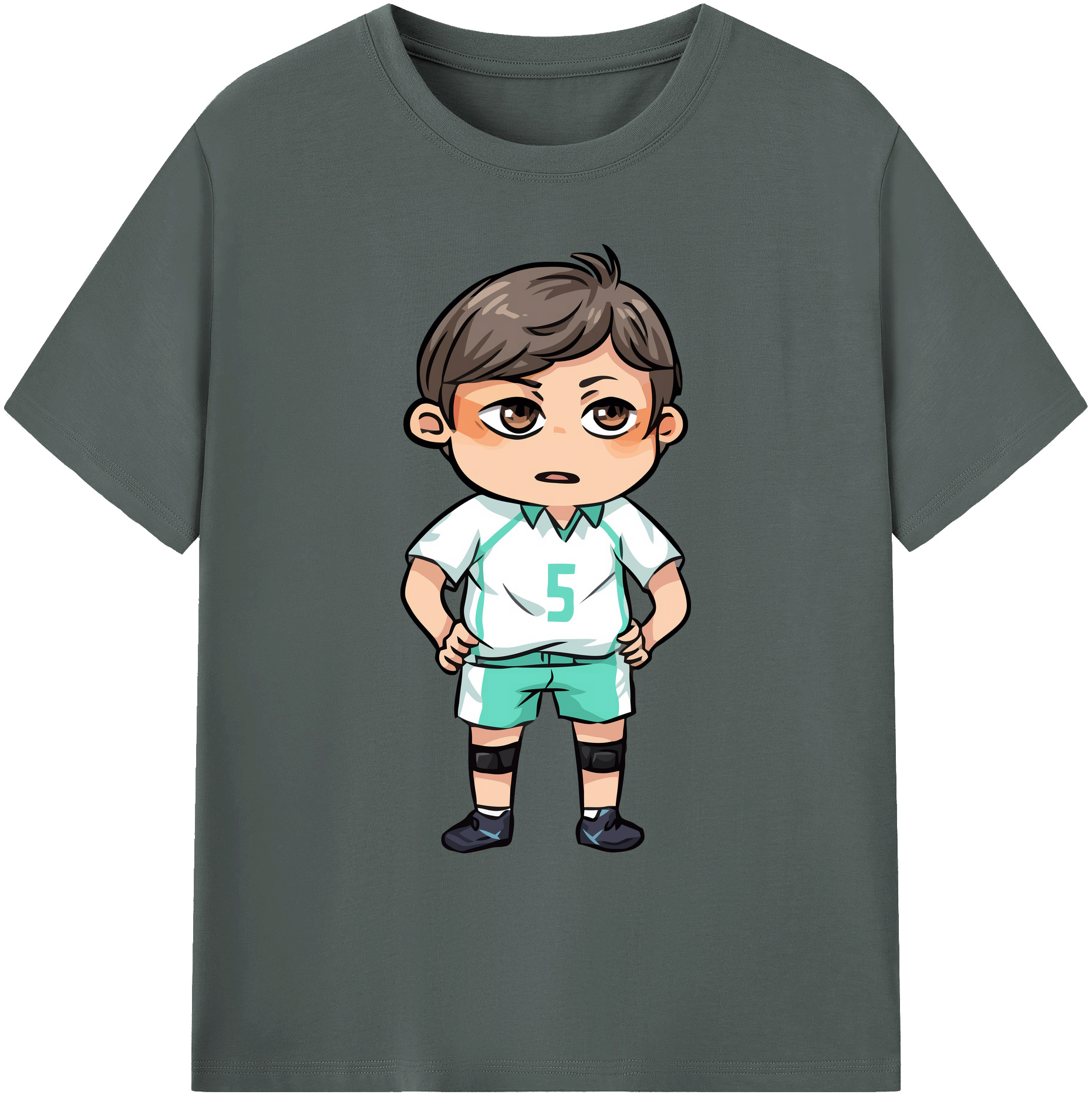 （画像用） ハイキュー!! Haikyu!! 綿100％ メンズ半袖Tシャツ｜肌触りやわらか＆通気性